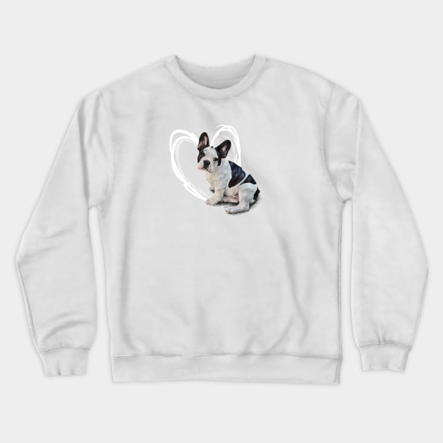 The French Bulldog Crewneck Sweatshirt by Elspeth Rose Design